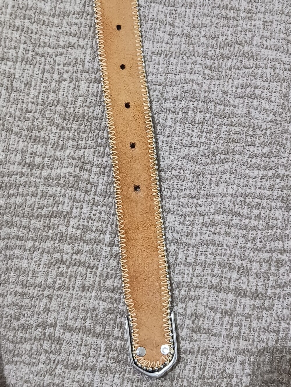 Vintage Streets Ahead Italian Leather Belt - Picture 10 of 16